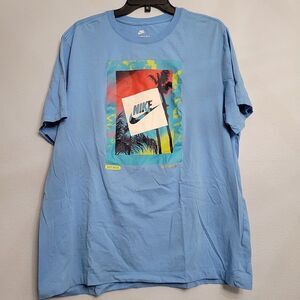 Nike Heatwave Short Sleeve T-Shirt Size XL University Blue